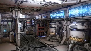 TopDown SciFi first person mode Unity 3d [upl. by Notsa906]