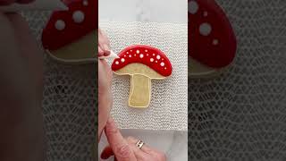 Decorating a Mushroom Sugar Cookie [upl. by Wagoner]