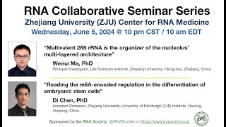 RNA Collaborative – Zhejiang University ZJU Center for RNA Medicine June 5 2024 [upl. by Coad]