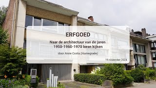 Brussel naar de architectuur van de jaren 1950 1960 1970 leren kijken [upl. by Bergeman]