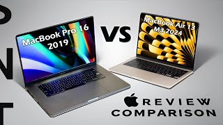 Apple MacBook Pro 16 2019 vs MacBook Air 13 M3  spec review amp comparison [upl. by Schmidt]