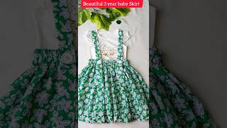 😍Cute Baby Skirt Dungaree Dress shorts short youtubeshorts trending viral babygirldress diy [upl. by Joeann]