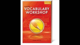 Vocab Answers for Vocabulary Workshop from Sadlier Oxford [upl. by Alhsa143]