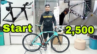 JAPAN SURPLUS  BIANCHI OLTRE XR3  FACTOR SLICK  FELT AR5  ALLOY FRAME START 2500 LANG [upl. by Eissert]