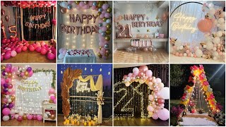 Birthday decorations ideas at home Birthday decoration ideas [upl. by Tnahsarp219]