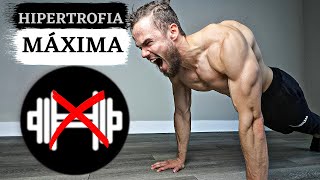 Treino para ECTOMORFO Atingir MÁXIMA Hipertrofia Muscular em Casa SEM EQUIPAMENTOS [upl. by Okihcas]