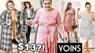 HUGE 400 YOINS PLUS SIZE TRY ON HAUL  AUTUMN FASHION ad [upl. by Ellekcir]