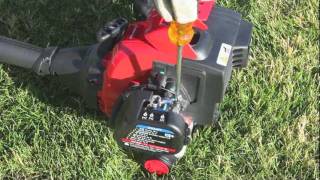 The TB32 EC gas string trimmer  How to set up your 2cycle trimmer [upl. by Dalis]