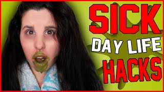 10 DIY Sick Day Life Hacks  Reality of Being Sick  How To Feel Better at Your Worst [upl. by Yawnoc]