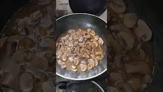 Simplest mushroom recipe sliced mushrooms garlic and pepper and salt to taste little ghee [upl. by Ennej]