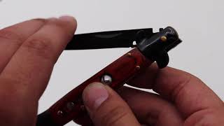 How to Open and Close a Switchblade Knife [upl. by Callie]