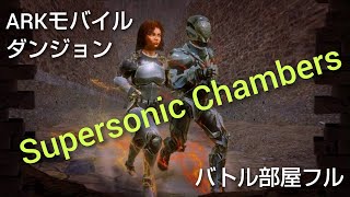 【ARKモバイル】Supersonic Chambers／バトル部屋フル／ダンジョン／残忍ハードコア [upl. by Drarreg]