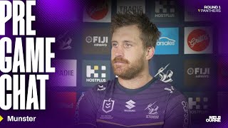 Munster quotI want to make sure Im a 80100 chance to play on Fridayquot  Melbourne Storm  NRL [upl. by Cruickshank]