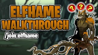 Elfhame Quest Walkthrough join elfhame  AQW [upl. by Oloapnaig]