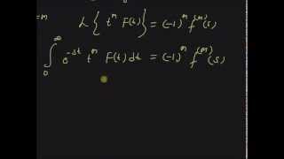 Laplace transform Differentiation in sdomain [upl. by Santiago]