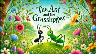 The Ant and the grasshopper Kids Fairy tales English StoryBedtime storyKids Moral Story [upl. by Vareck115]