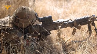 US Battalion military conducts livefire mission during Thunder exercise [upl. by Kain]