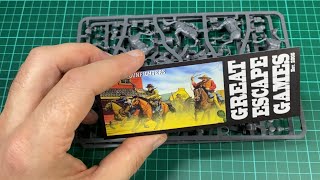 Mounted Gunfighters sneak peek sprue review and Old West kitbashing ideas for Dead Man’s Hand [upl. by Ymac]