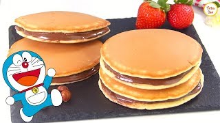 Kids Favorite Dora Cakes  Dorayaki  Dora Pancakes recipe by Tiffin Box  Doreamon Pancake Recipe [upl. by Nylek]