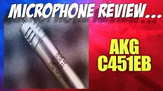 AKG C451 Microphone Review  ParkwayStudioscomau [upl. by Ohcirej]