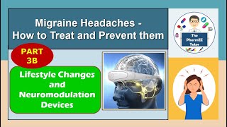 Migraine Prevention  Part 3B Lifestyle changes and neuromodulation devices For Pharmacy students [upl. by Kirk84]