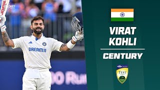 Kohli snaps run drought with 30th Test hundred  Australia v India 202425 [upl. by Ferrick453]