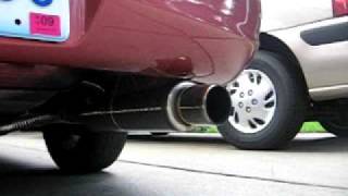 1998 Chevy Prizm MagnaFlow Exhaust [upl. by Nilloc965]