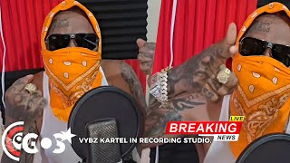 Vybz Kartel New Song Back IN Recording Studio After Being Released From Prison For The First Time [upl. by Adorne]