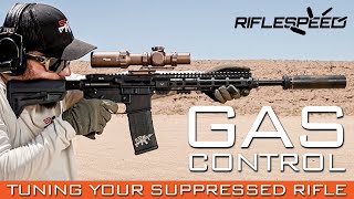 Gas System Tuning on Your Suppressed AR with Riflespeed [upl. by Lanod]