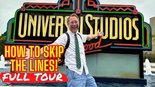 Universal Studios Hollywood VIP Full Tour How To Skip Lines EVEN At SUPER NINTENDO WORLD [upl. by Alejandro]