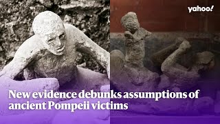 New evidence debunks assumptions of ancient Pompeii victims  Yahoo Australia [upl. by Saenihp]