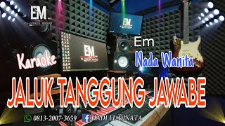 JALUK TANGGUNG JAWABE  TIA INOVA  KARAOKE  NADA WANITA [upl. by Nyledam]