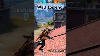 WAIT FOR END😈☠️💪💀 freefire shorts gaming trending viralshort [upl. by Ahsinav489]