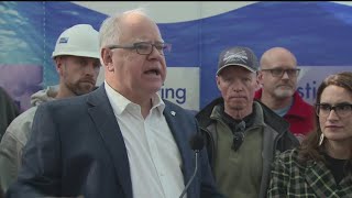 Walz Flanagan unveil 3 billion infrastructure plan [upl. by Lynde]