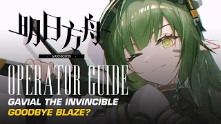 Operator Guide Gavial The Invincible  Best Healer  Wallhacker v2  Arknights [upl. by Nemrac]