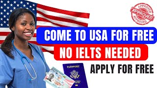 Come To USA For Free As A Care Assistant Without IELTS  Free Visa To USA🇺🇸 [upl. by Merilyn]