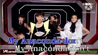 Anaconda  Nicki Minaj Karaoke Platinum BMB ONEXONE HDD [upl. by Renato]