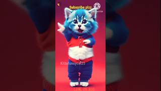 Cute cat dance🐱💃 cat cute dance shorts [upl. by Irehj775]