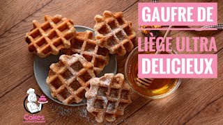 recette des gaufres de liège maison [upl. by Arehs]