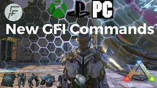 ARK Survival Evolved How to use the new GFI Commands and go to the center map [upl. by Pegma]