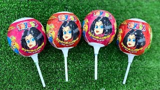 Satisfying video Asmr lollipops candy unboxing video Asmr and chocolate gummy candy [upl. by Schaper737]