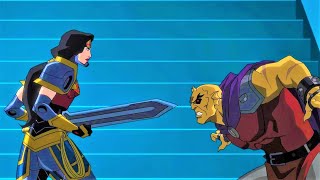 Wonder Woman vs John Constantine and Etrigan  Justice League Dark Apokolips War [upl. by Leatri768]