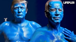 Biden ft Trump  Im Blue AI Cover [upl. by Negrom]