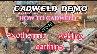 CADWELD  how to cadweld the grounding cable [upl. by Notpmah]