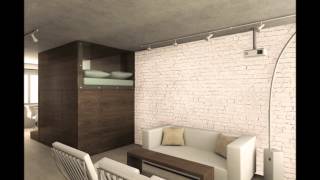 Loft Brick Wall Mural Video [upl. by Rahr]