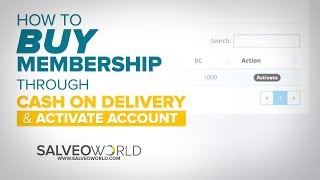 How to buy Membership through Cash on Delivery COD in SalveoWorld [upl. by Onidranreb]