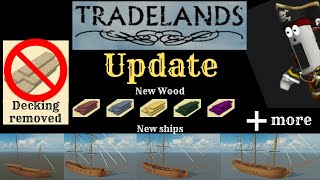 New Tradelands Update Ships Customisation Crafting and More [upl. by Niabi]