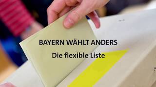 Bayern wählt anders Die flexible Liste  Landtagswahl  BR24 [upl. by Franek]