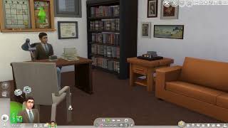 Sims 4 Build Dwaynes Office From Nancy Drew Stay Tuned For Danger [upl. by Meekahs]