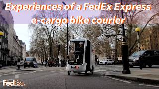 Experiences of a FedEx Express ecargo bike courier [upl. by Ocisnarf]